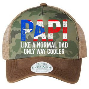 Papi like a normal Dad only cooler Puerto Rican Legacy Tie Dye Trucker Hat