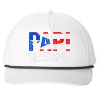 Papi like a normal Dad only cooler Puerto Rican Snapback Five-Panel Rope Hat