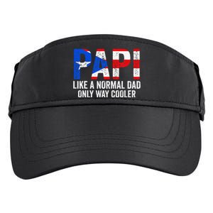 Papi like a normal Dad only cooler Puerto Rican Adult Drive Performance Visor