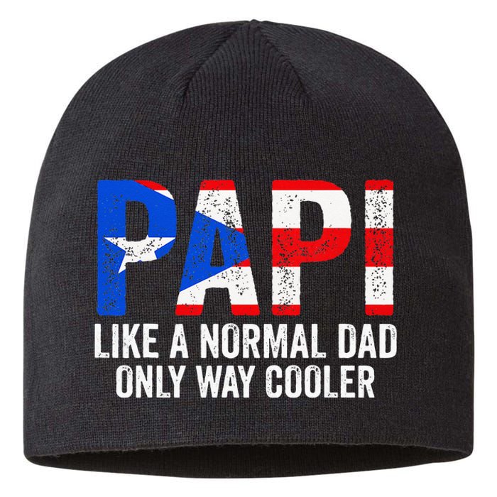 Papi like a normal Dad only cooler Puerto Rican Sustainable Beanie