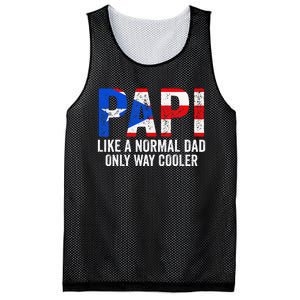 Papi like a normal Dad only cooler Puerto Rican Mesh Reversible Basketball Jersey Tank