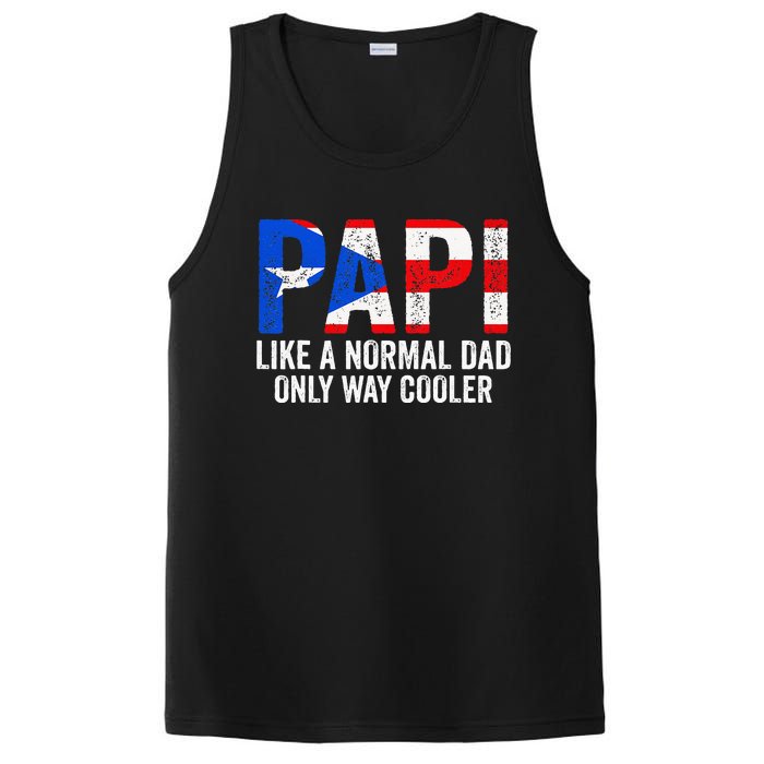 Papi like a normal Dad only cooler Puerto Rican PosiCharge Competitor Tank