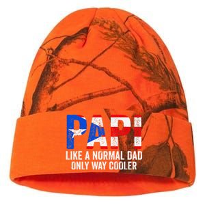 Papi like a normal Dad only cooler Puerto Rican Kati Licensed 12" Camo Beanie