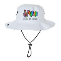 Peace Love Autism Colorful Legacy Cool Fit Booney Bucket Hat