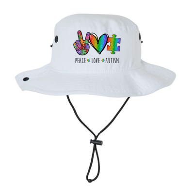 Peace Love Autism Colorful Legacy Cool Fit Booney Bucket Hat