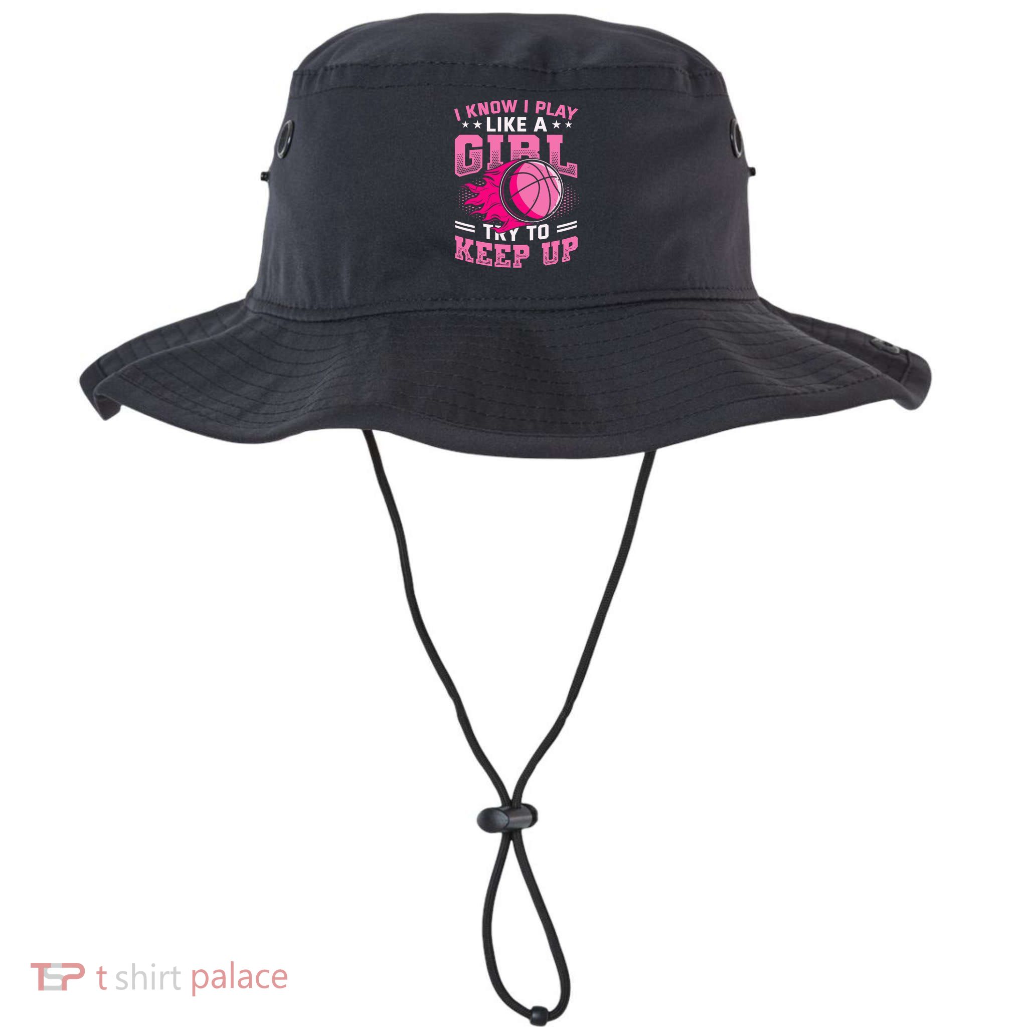 Play Like A Girl Basketball Bucket Hat