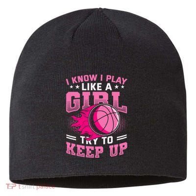 Play Like A Girl Basketball Sustainable Beanie
