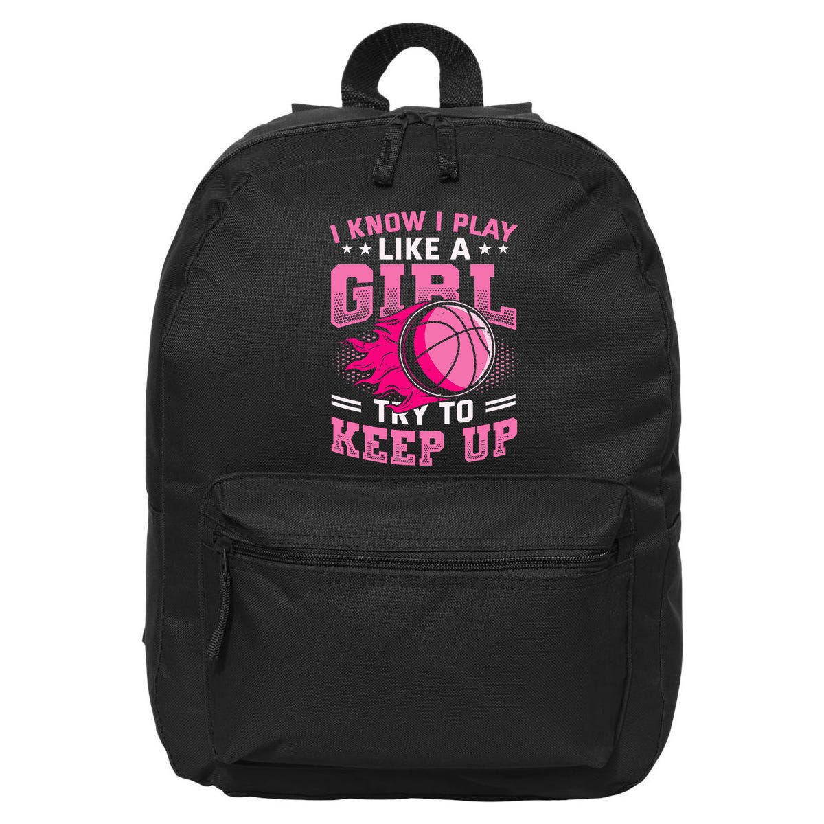 Play Like A Girl Basketball 16 in Basic Backpack