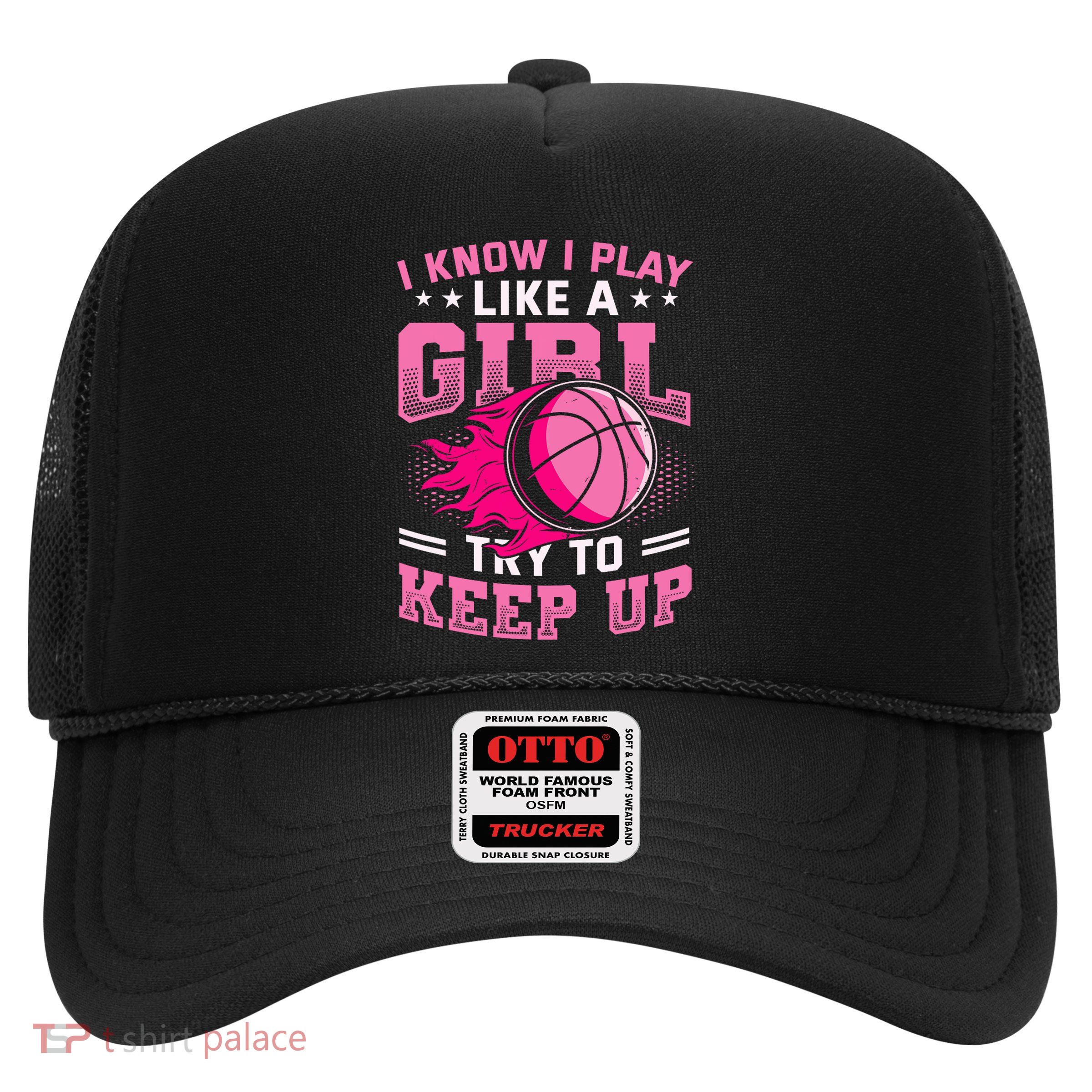 Play Like A Girl Basketball Trucker Hat