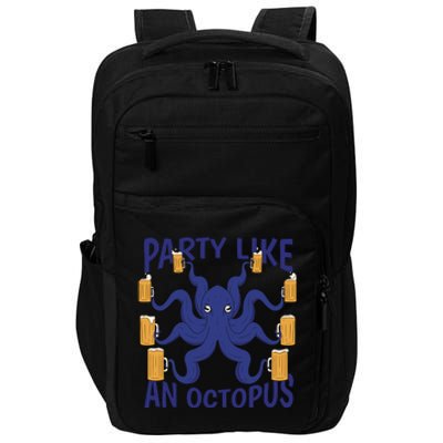 Party Like An Octopus Beer Impact Tech Backpack