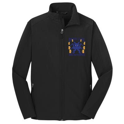 Party Like An Octopus Beer Core Soft Shell Jacket