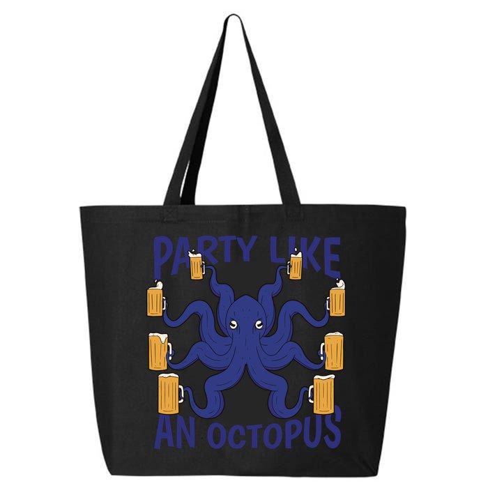 Party Like An Octopus Beer 25L Jumbo Tote