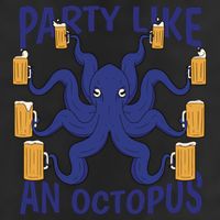 Party Like An Octopus Beer 25L Jumbo Tote
