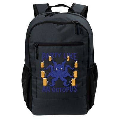 Party Like An Octopus Beer Daily Commute Backpack