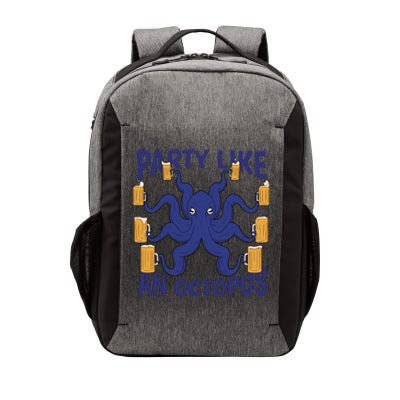 Party Like An Octopus Beer Vector Backpack