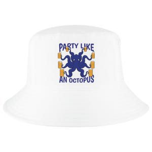 Party Like An Octopus Beer Cool Comfort Performance Bucket Hat