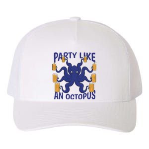 Party Like An Octopus Beer Yupoong Adult 5-Panel Trucker Hat