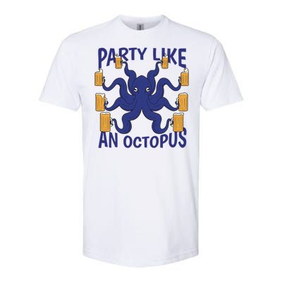 Party Like An Octopus Beer Softstyle® CVC T-Shirt