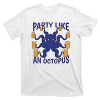 Party Like An Octopus Beer T-Shirt