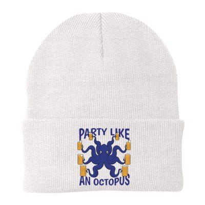 Party Like An Octopus Beer Beanie