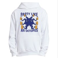 Party Like An Octopus Beer Urban Pullover Hoodie