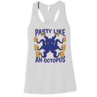 Party Like An Octopus Beer Women's Racerback Tank