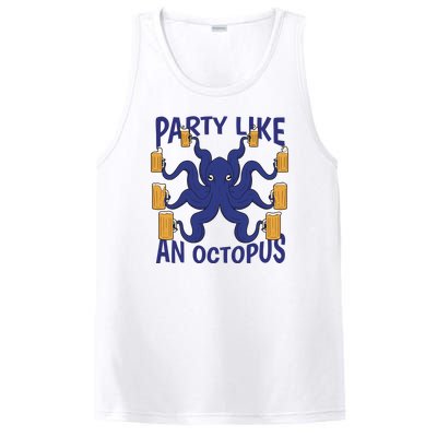 Party Like An Octopus Beer PosiCharge Competitor Tank