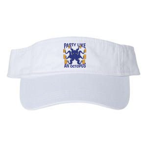 Party Like An Octopus Beer Valucap Bio-Washed Visor