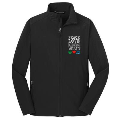 Peace Love And Bluegrass Music Bluegrass Core Soft Shell Jacket