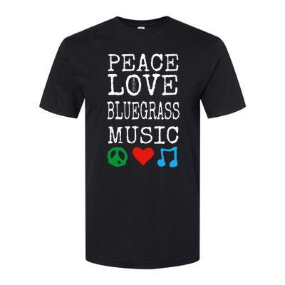 Peace Love And Bluegrass Music Bluegrass Softstyle® CVC T-Shirt