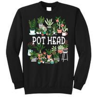 Plant Lover And Gardener Pot Head Succulent Sweatshirt