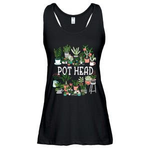 Plant Lover And Gardener Pot Head Succulent Ladies Essential Flowy Tank