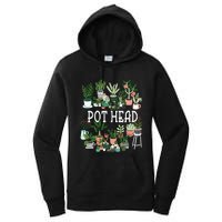 Plant Lover And Gardener Pot Head Succulent Women's Pullover Hoodie