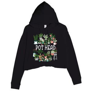 Plant Lover And Gardener Pot Head Succulent Crop Fleece Hoodie