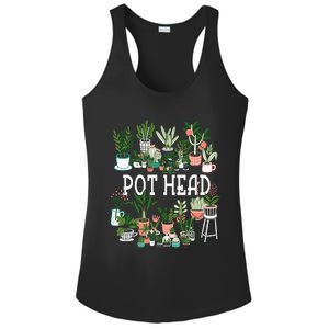 Plant Lover And Gardener Pot Head Succulent Ladies PosiCharge Competitor Racerback Tank