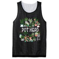 Plant Lover And Gardener Pot Head Succulent Mesh Reversible Basketball Jersey Tank