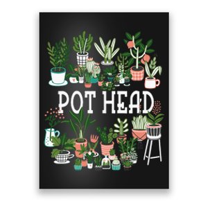 Plant Lover And Gardener Pot Head Succulent Poster