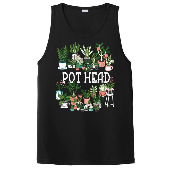 Plant Lover And Gardener Pot Head Succulent PosiCharge Competitor Tank