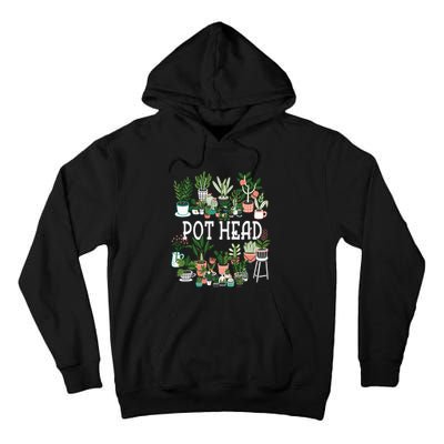 Plant Lover And Gardener Pot Head Succulent Tall Hoodie