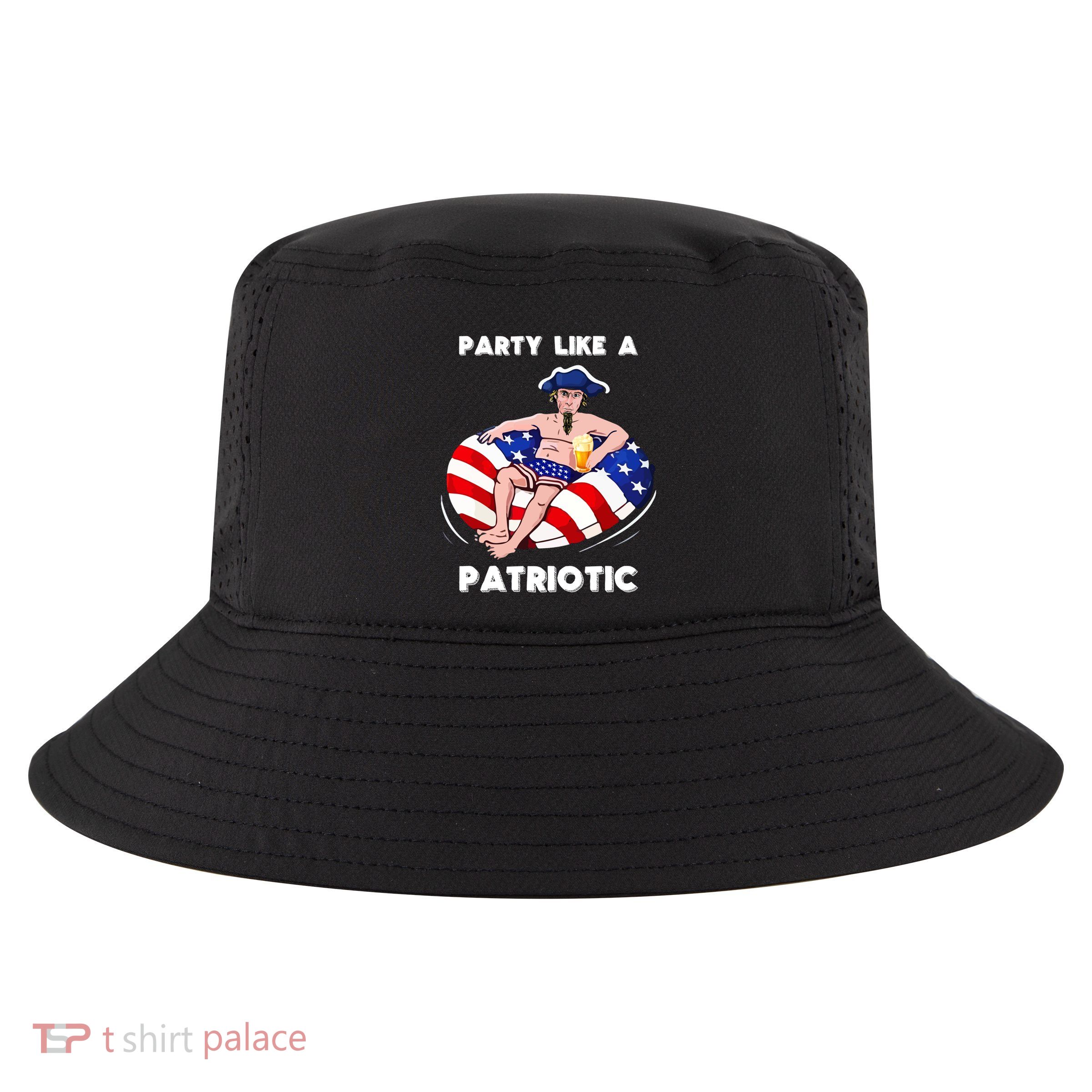 Party Like A Patriotic Beer Lover 4th Of July Pool Party Gift Cool Comfort Performance Bucket Hat