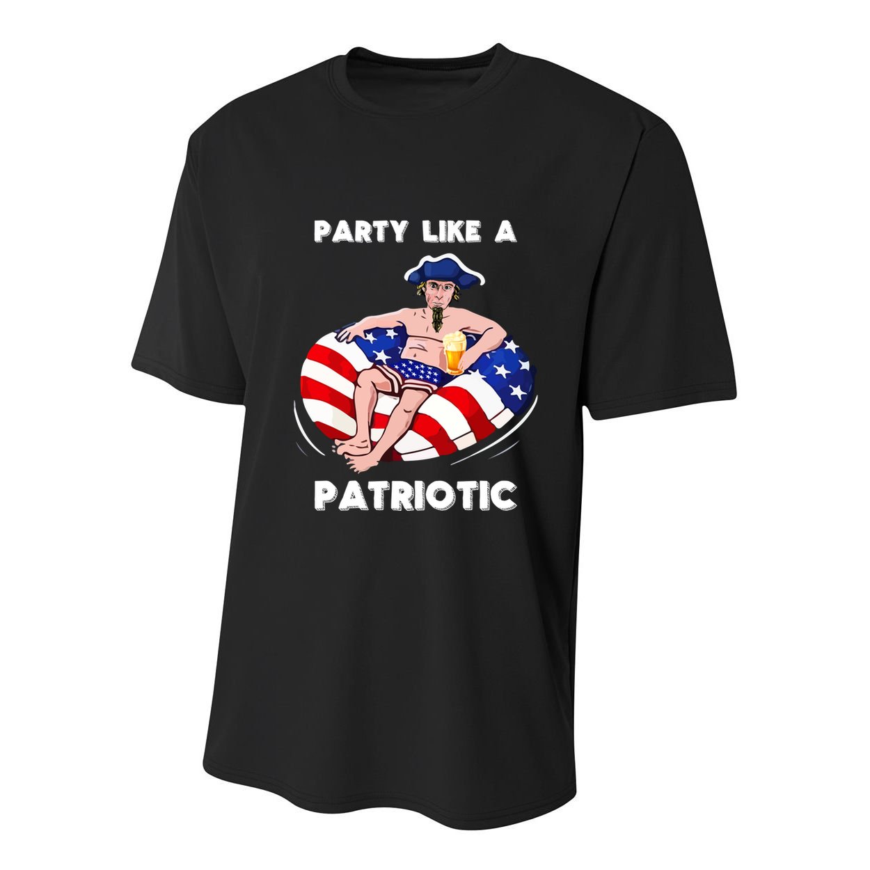 Party Like A Patriotic Beer Lover 4th Of July Pool Party Gift Youth Performance Sprint T-Shirt