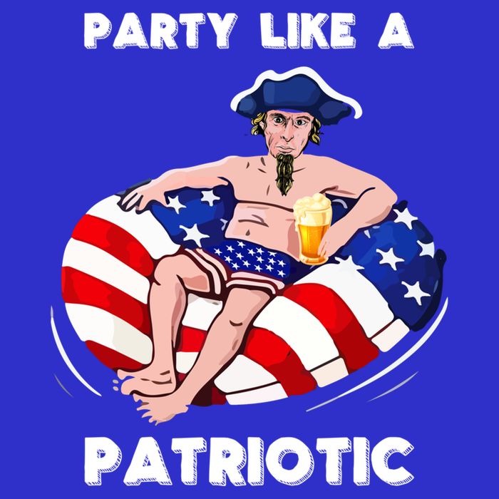 Party Like A Patriotic Beer Lover 4th Of July Pool Party Gift Visor