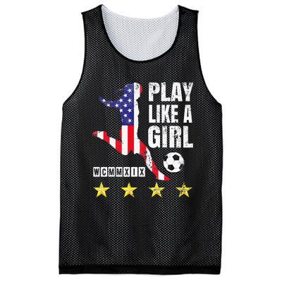 Play Like A Girl Soccer Usa United States Mesh Reversible Basketball Jersey Tank