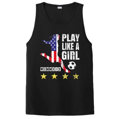 Play Like A Girl Soccer Usa United States PosiCharge Competitor Tank