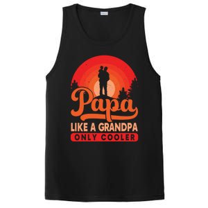 Papa Like A Grandpa Only Cooler Dad Father Definition Meaningful Gift PosiCharge Competitor Tank