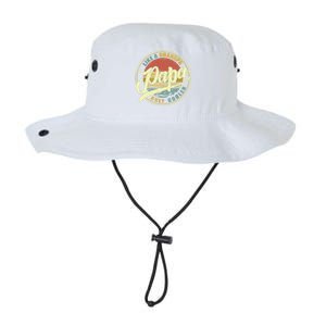 PAPA Like A Grandpa ONLY COOLER Funny Dad Papa Definition Legacy Cool Fit Booney Bucket Hat