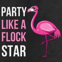 Party Like A Flock Star Pink Flamingo Cool Comfort Performance Bucket Hat