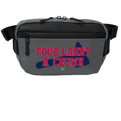 POUR LARRY A CROWN Home Run Celebration Funny Crossbody Pack