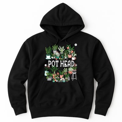 Plant Lover And Gardener Pot Head Succulent Hoodie