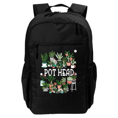Plant Lover And Gardener Pot Head Succulent Backpack
